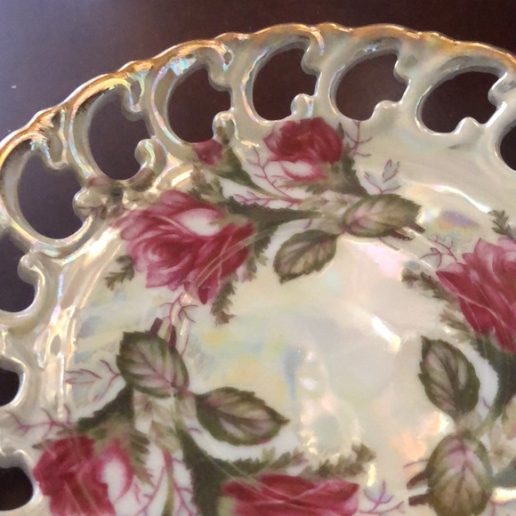 Vintage Royal Sealy China Decorative Rose Dish - Picture 5 of 5